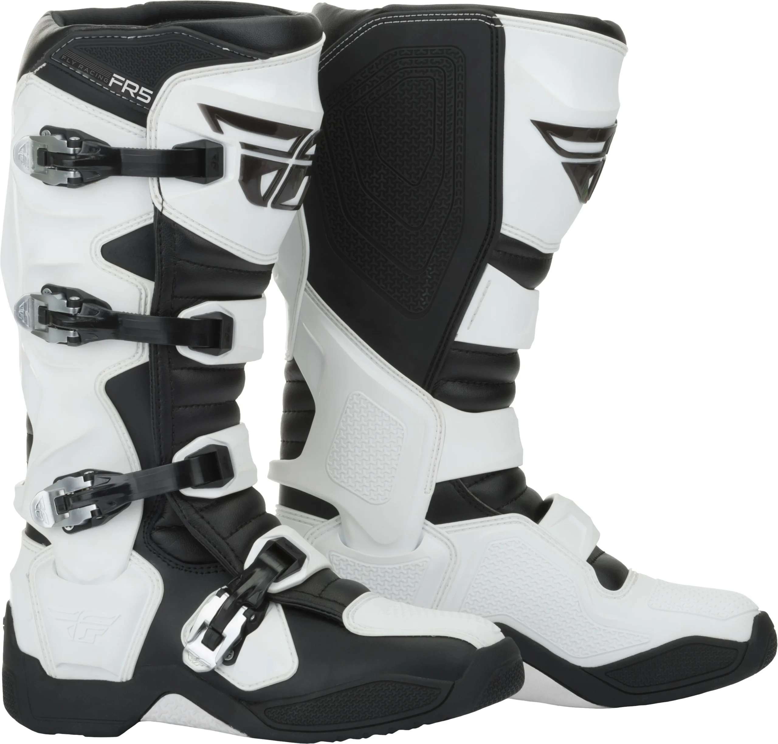 FLY RACING FR5 Boots - White/Black