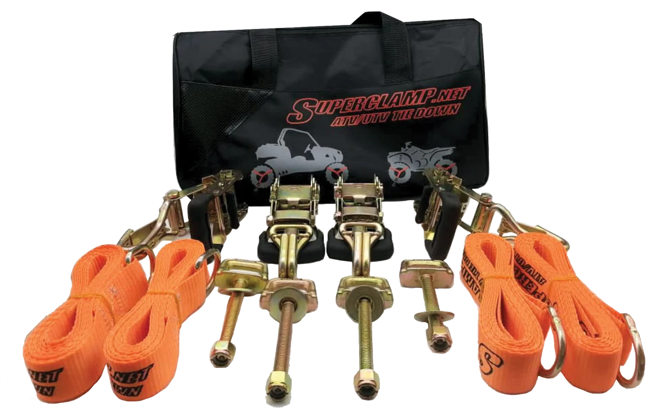 Superclamp ATV, UTV Tie-Down Strap Kit