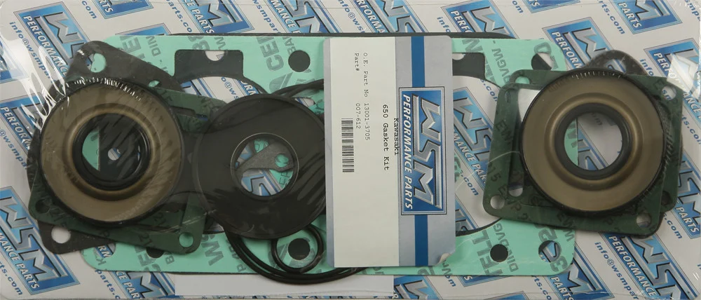 WSM Top End Gasket Kit - 650 - 86 to 90 - Fits: Kawasaki