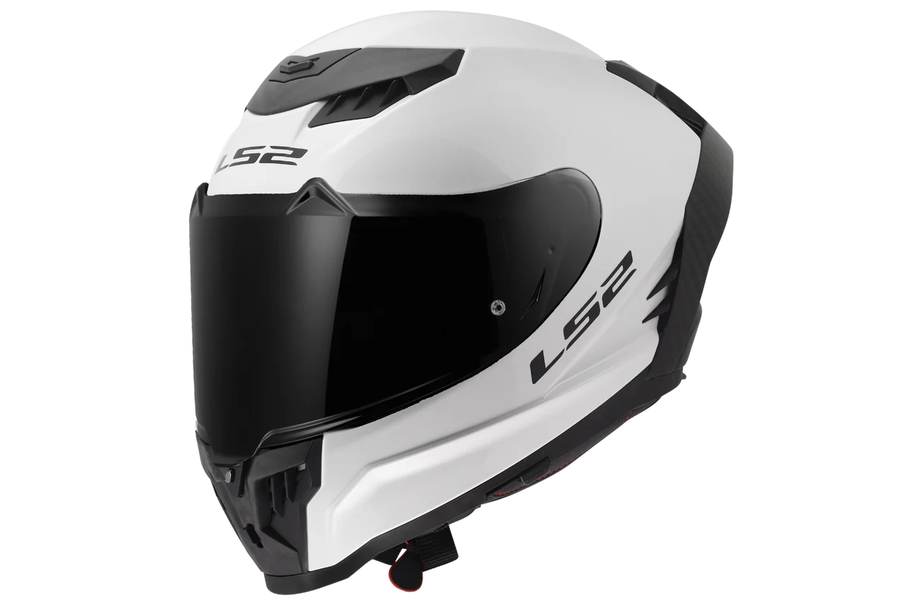 LS2 Dragon Carbon Solid Full Face Motorcycle Helmet with Sun Shield - *LIMITED EDITION*