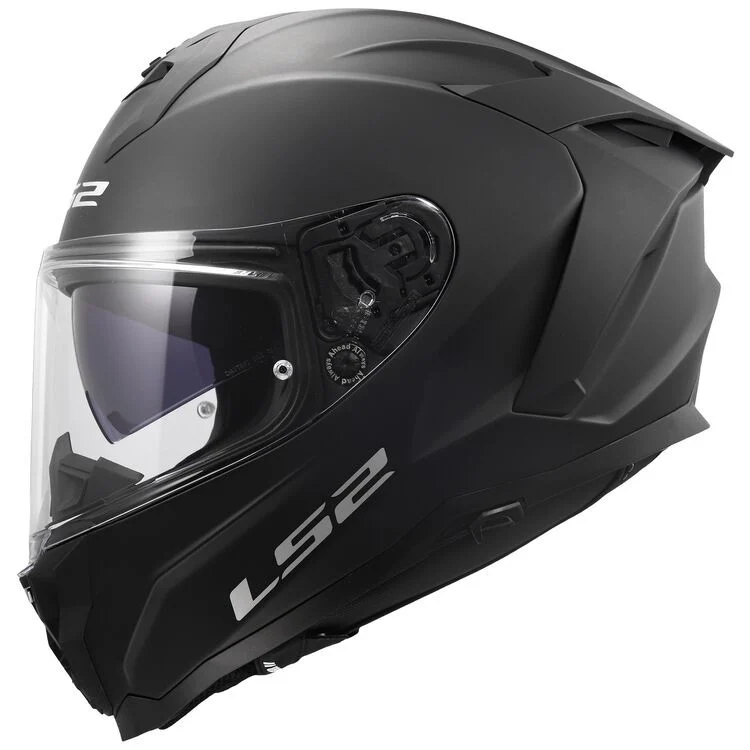 LS2 Challenger II Solid Full Face Motorcycle Helmet With SunShield