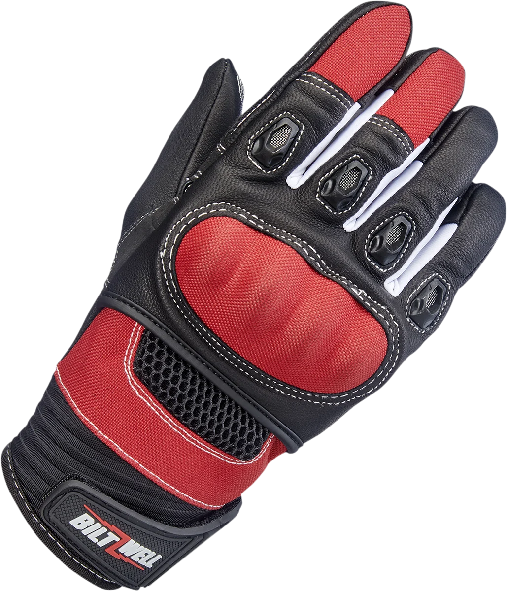 BILTWELL Bridgeport Gloves - Red