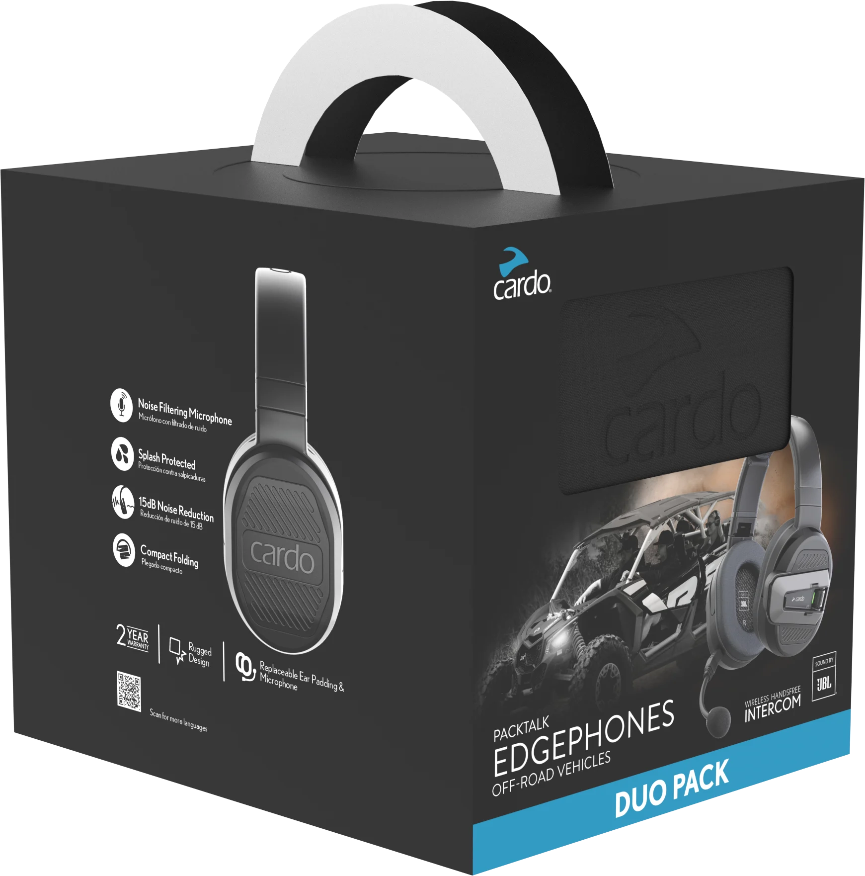 CARDO PT EDGEPHONES DUO FOR ORV