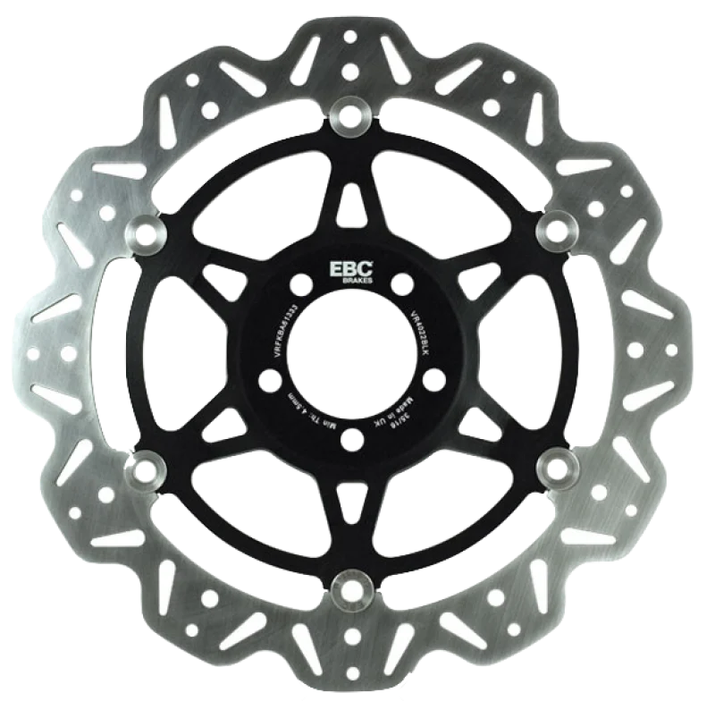 EBC 13-20 Honda MSX 125 Grom Front Left Vee Floating Black Rotor - VR1183