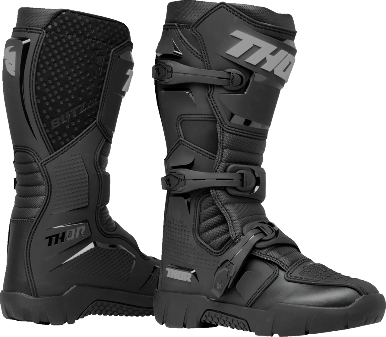 Thor Blitz XR Trail Boots - Black/Gray - US 11