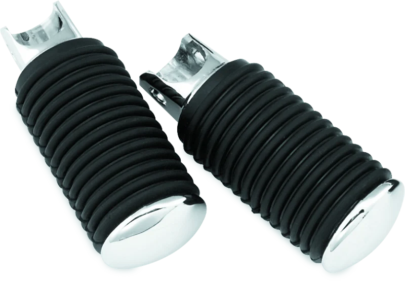 Bikers Choice 52-85 Chrome Cap Rider Pegs Female Mount Style Replaces H-D 50906-85T - 490353