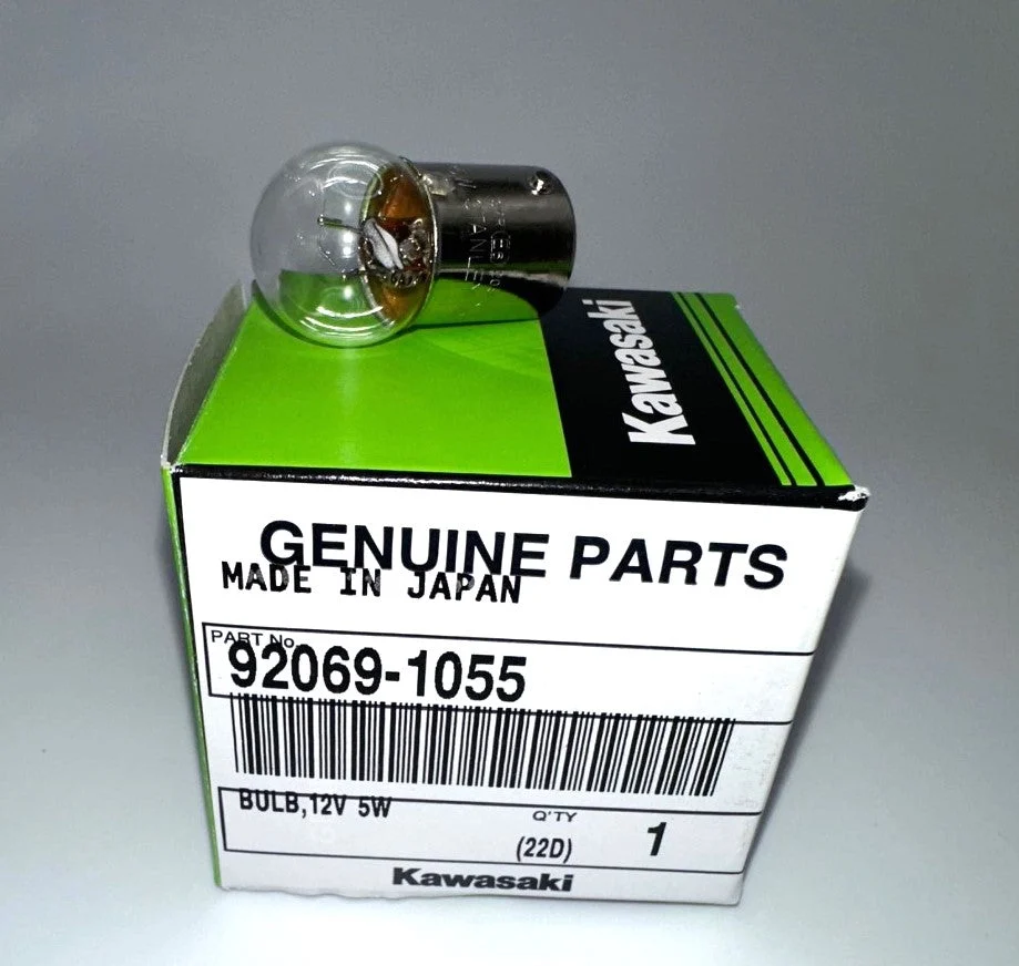 Kawasaki OEM Replacement License Plate Bulb 92069-1055 12V 5W