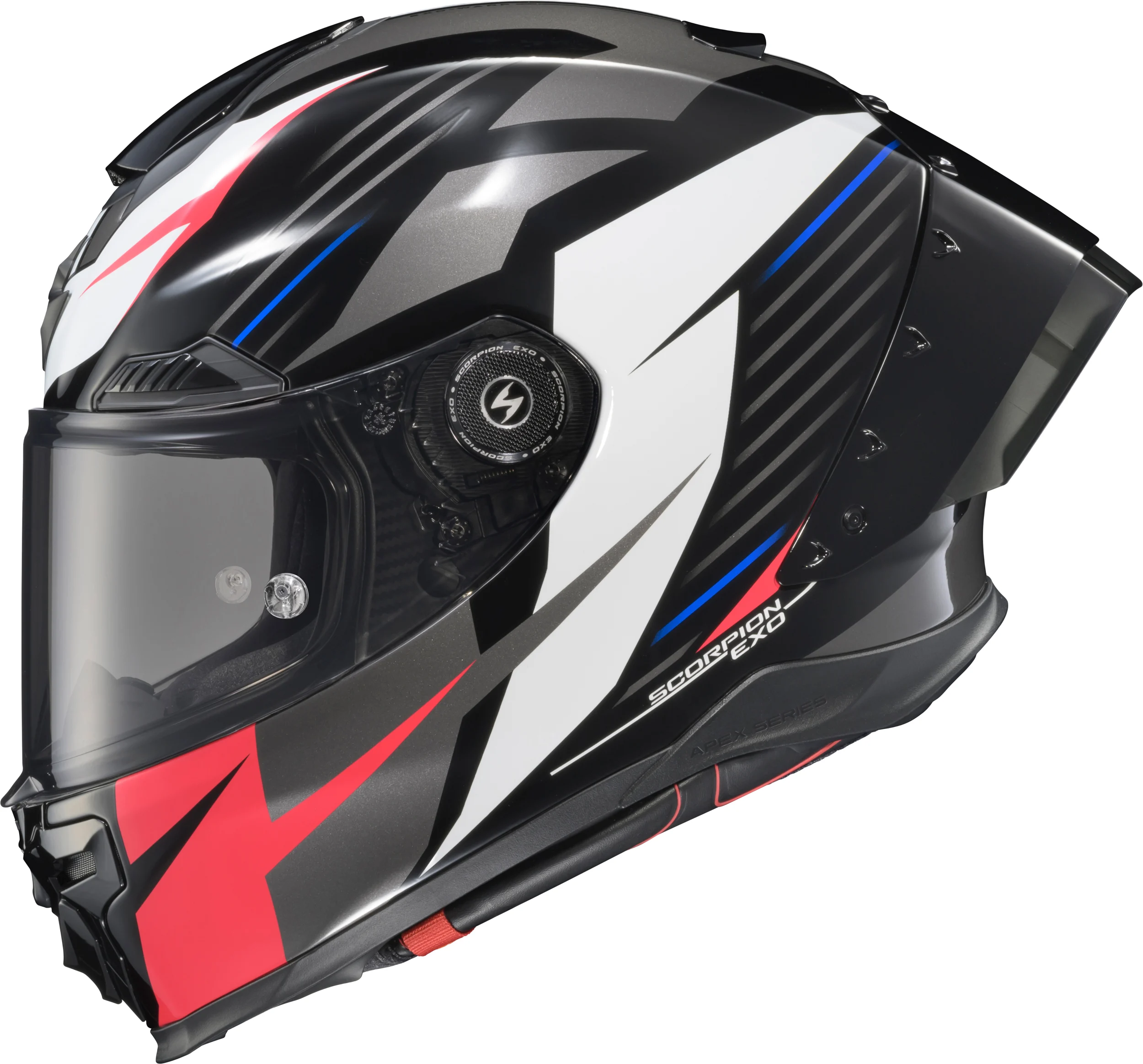 SCORPION EXO EXO-Warp Dilithium Helmet - Blk/Red/Wht/Blue