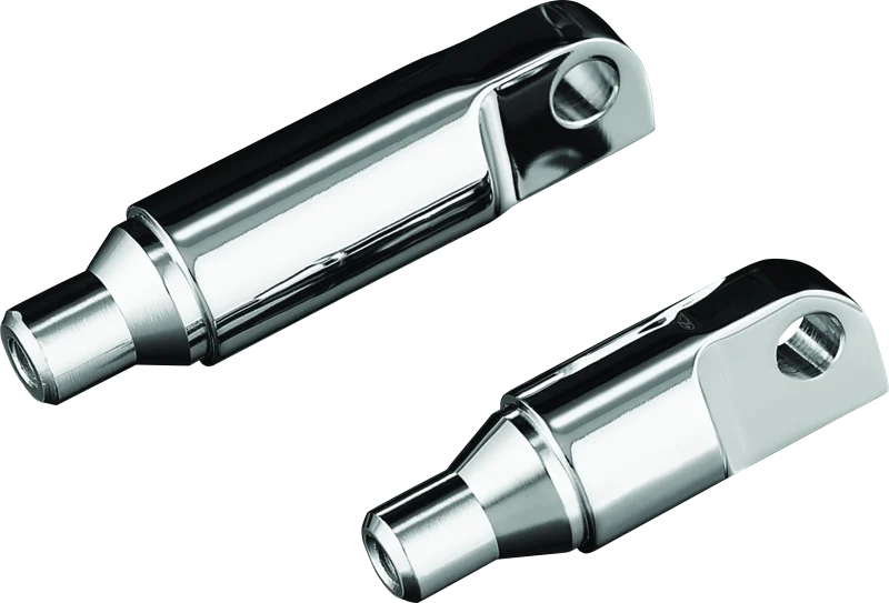 Kuryakyn Male Mount 2-1/2inch Footpeg Extension Chrome (Pair) - 8064