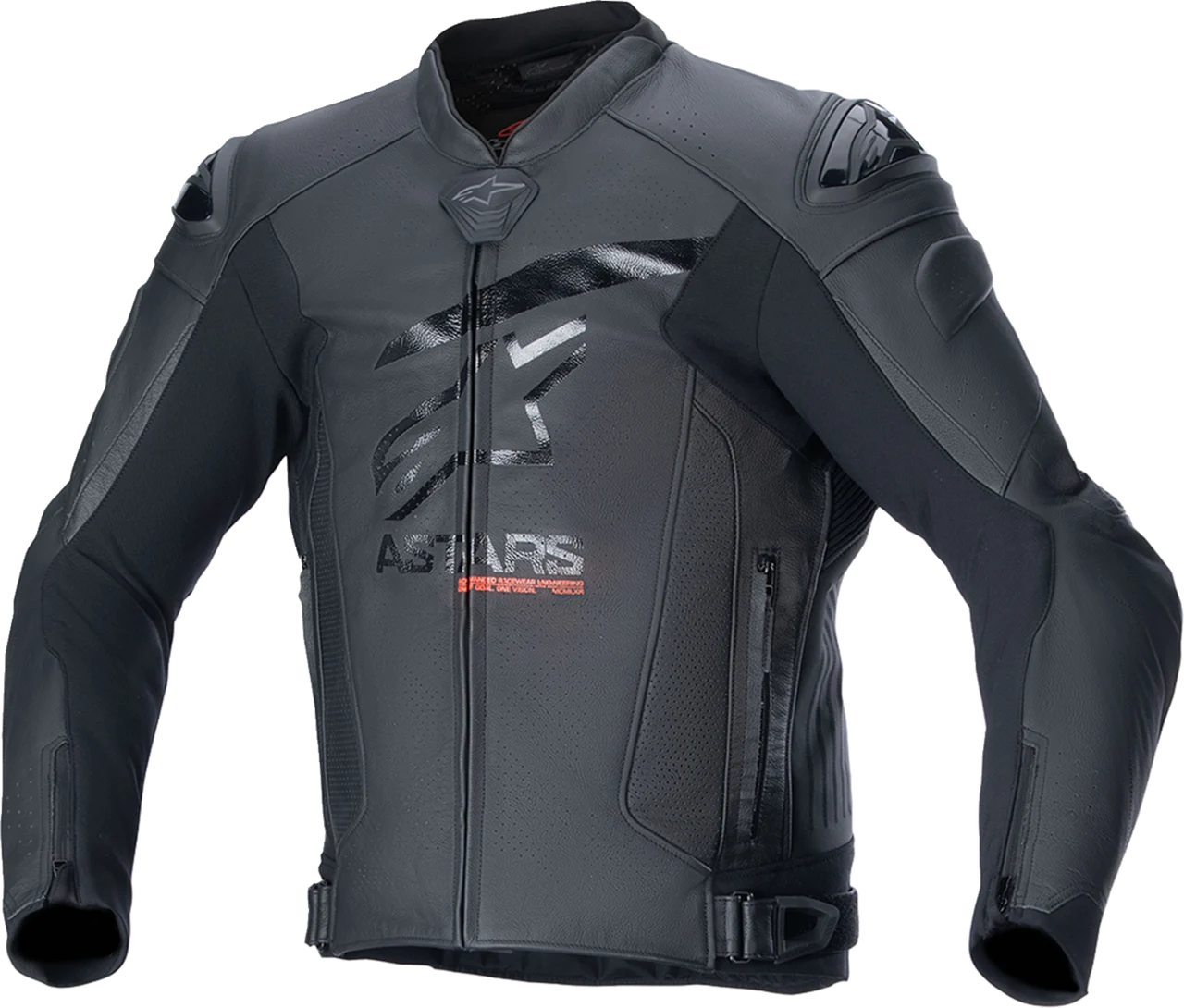 Alpinestars GP Plus R V4 Airflow Leather Jacket - Black / Black - US-38 / EU-48