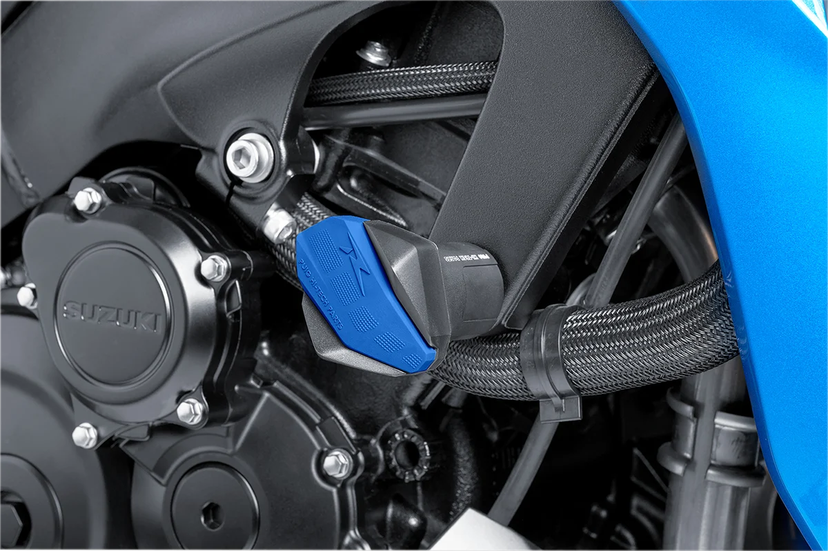 PUIG Hi-Tech Parts R12 Frame Sliders Cap - Blue