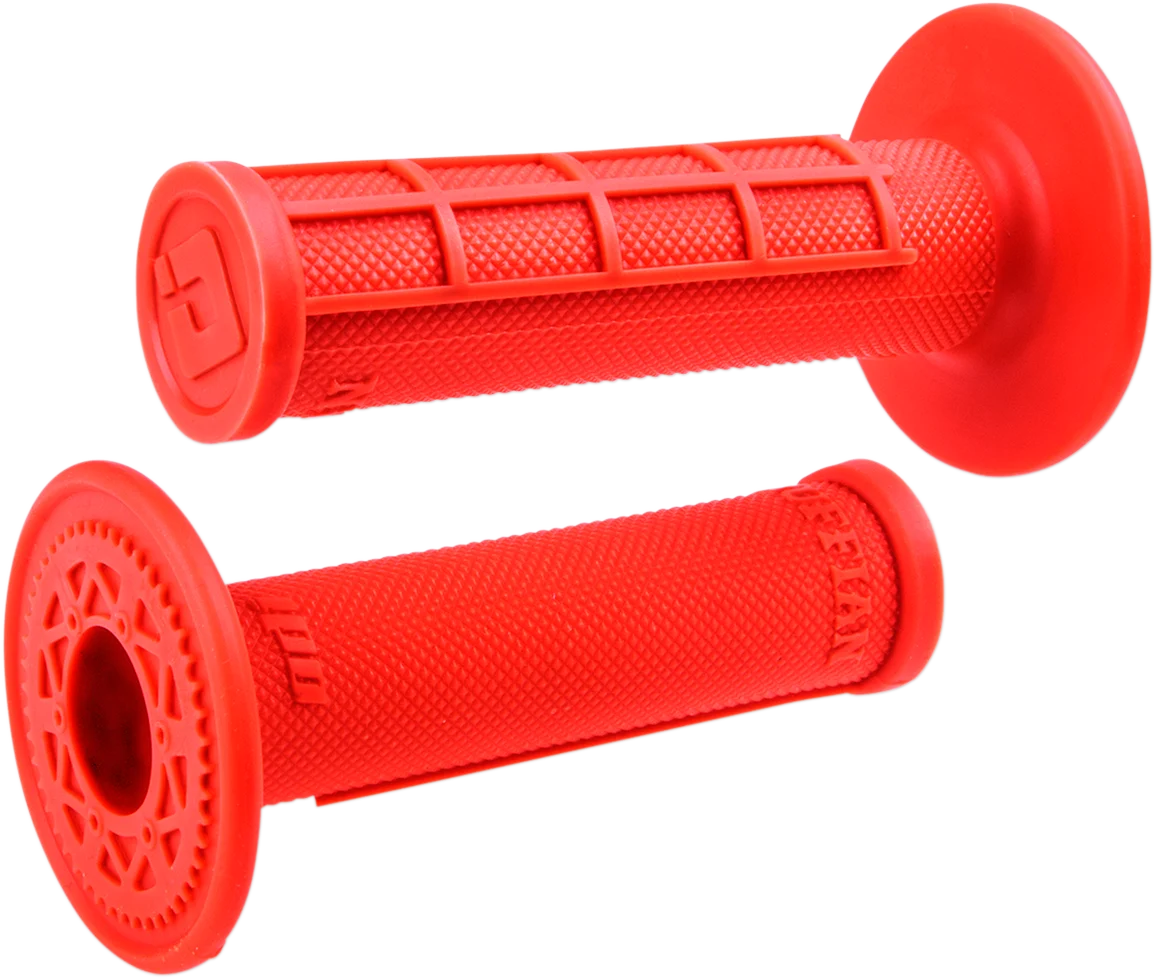 ODI Ruffian MX Half Waffle Single-Ply Grip - Fluorescent Orange
