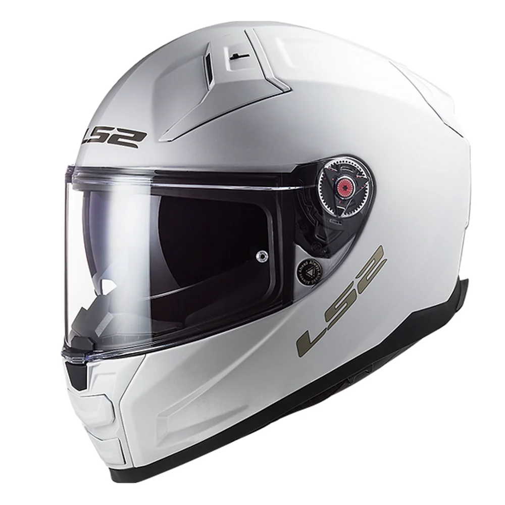 LS2 Citation II Solid Helmet - White XL