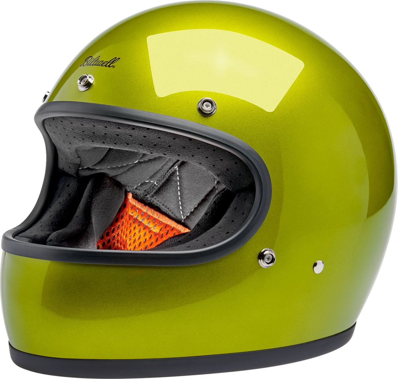 BILTWELL Gringo Helmet - Metallic Lime