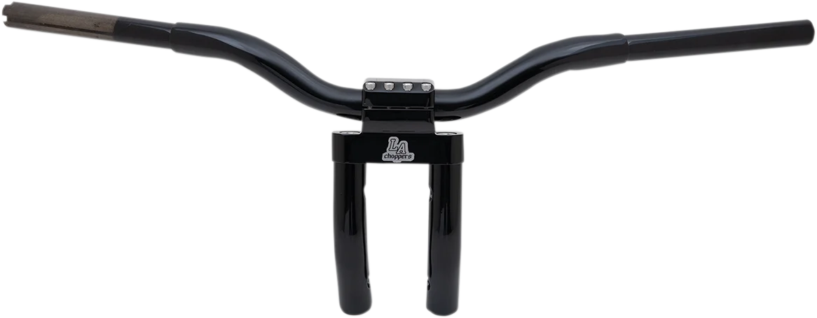 LA Choppers Kage Fighter-T Pullback Handlebar - 9-inch - Black #LA-7336-06B