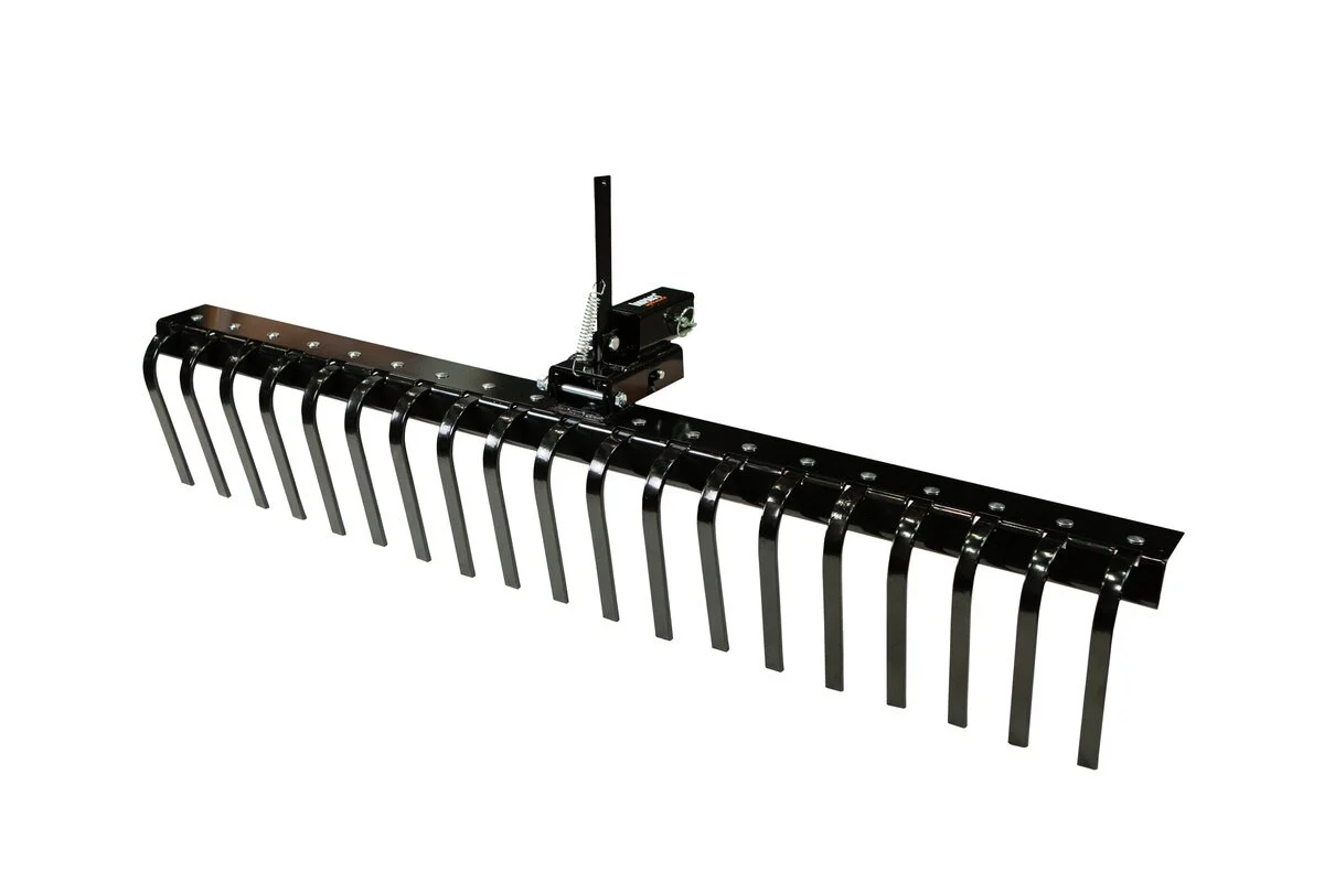 Impact Implements™ 62" Landscape Rake with Tipper Latch