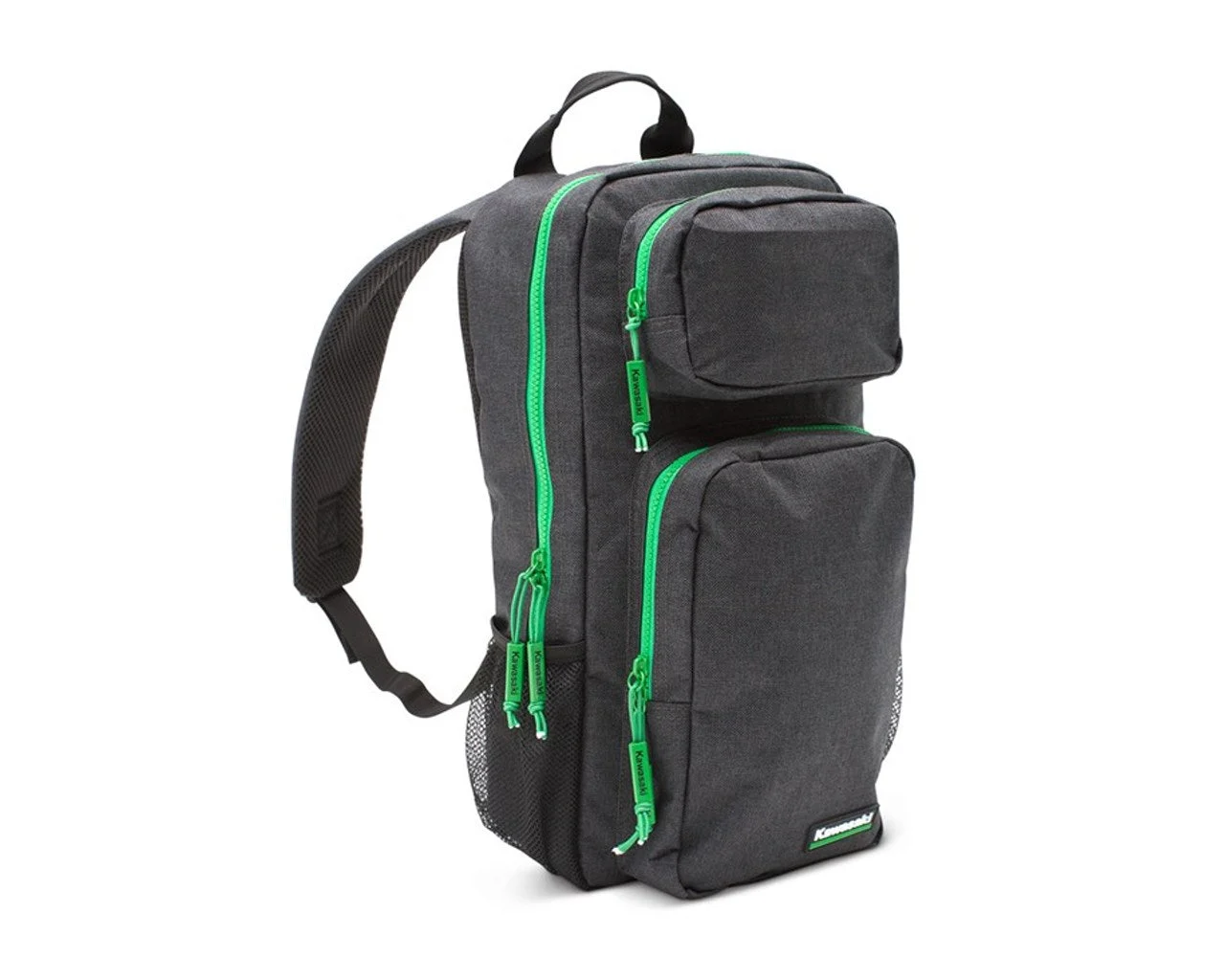 Kawasaki Factory 3 Line Racing Slimming Backpack 10" x 17" K060-8630-BKNS