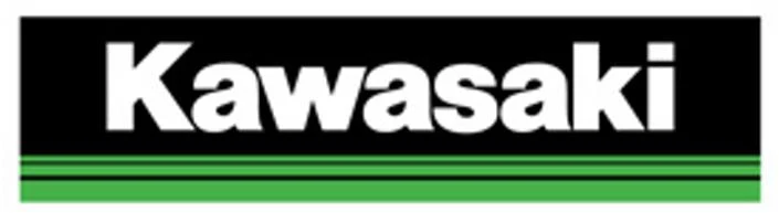Kawasaki 3 Green Lines Die-Cut 12 Inch Decal K068-9510-BK12