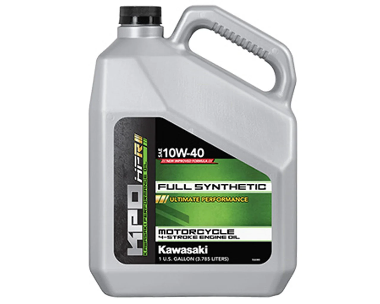 Kawasaki KPO Full Synthetic Motorcycle 4 Stroke Engine Oil Gallon 10W40 K61021-500-01G