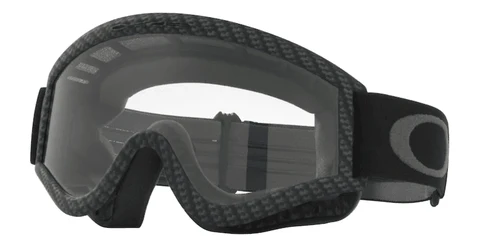 OAKLEY L-Frame MX Goggles - Clear Lenses, Carbon Fiber Strap