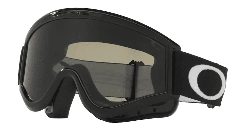 OAKLEY XS O-Frame MX Goggles - Jet Black, Dark Grey Lens