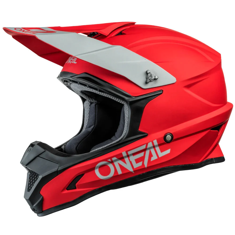 O'Neal 1 SRS MX Helmet - Solid - Red - XL