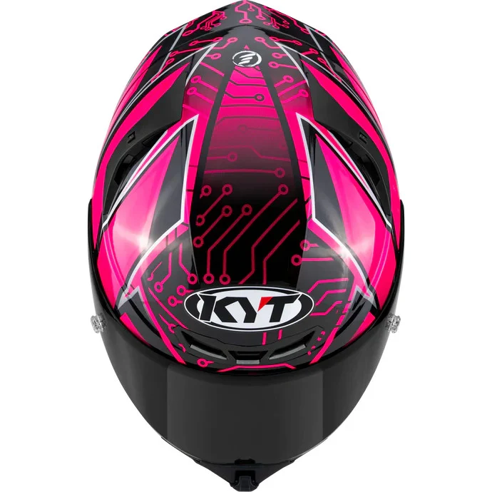 KYT TT-Revo Hyper Pink Special Edition Helmet