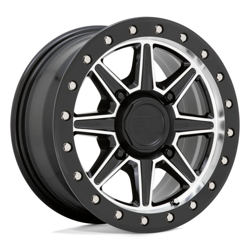 BUWEB 14X7 4X156 G-BLK-MACH 51MM