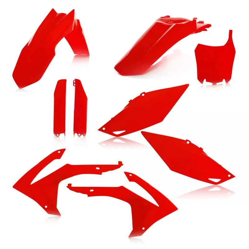 Acerbis 14-17 Honda CRF250R/13-16 CRF450R (Does Not Include Air Box Cover) Full Plastic Kit - Red - 2314410227