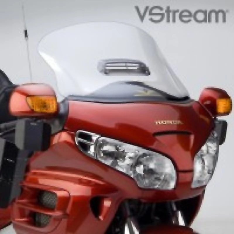 National Cycle 01-17 Honda GL1800/ABS-w/6 mm. Vents- V Stream/ Wave Mid/Std. Windshield-Clear - N20014