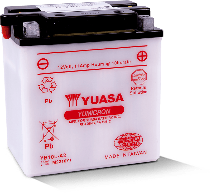 Yuasa YB10L-A2 Yumicron 12-Volt Battery - YUAM2210Y