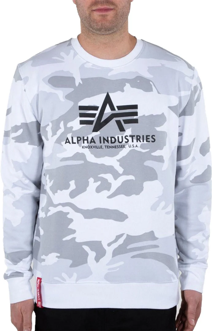 Alpha Industries Basic Camo Sweatshirt  white/camouflage