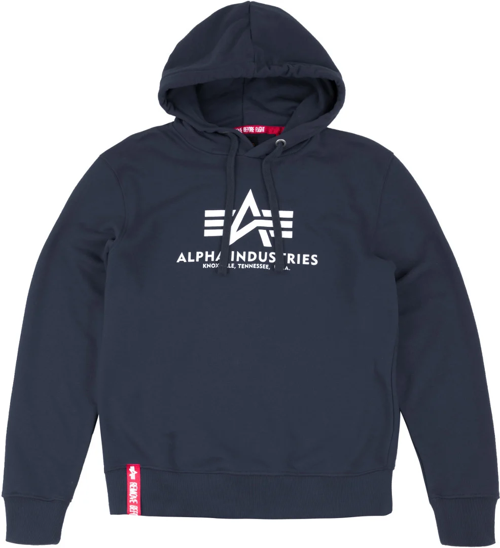 Alpha Industries Basic Hoodie  blue/white