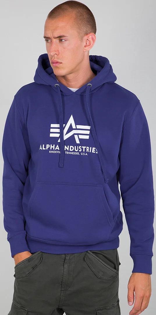 Alpha Industries Basic Hoodie  blue