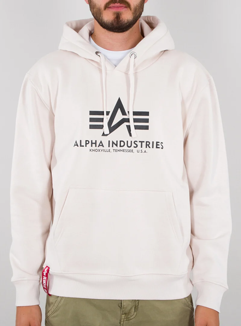 Alpha Industries Basic Hoodie  Cream