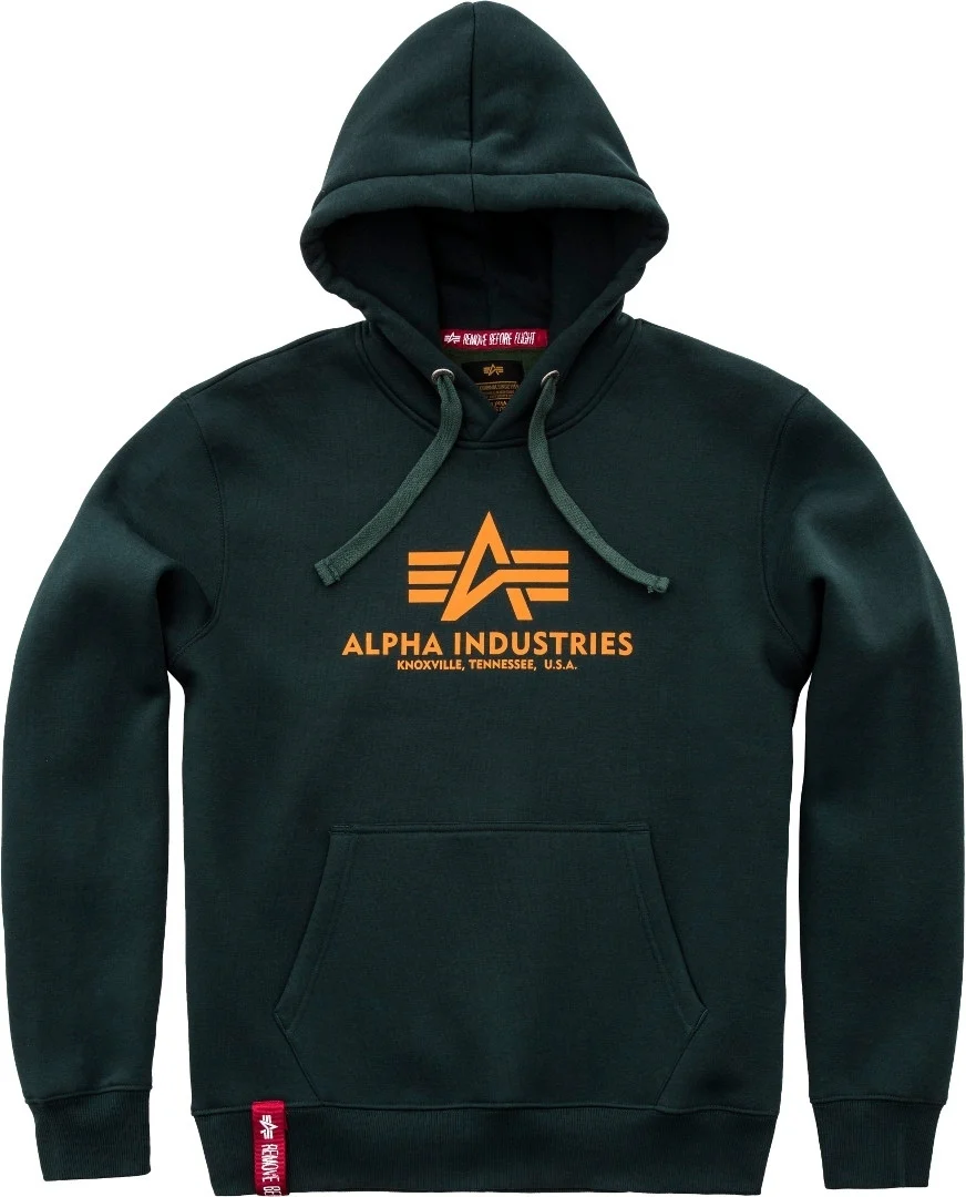 Alpha Industries Basic Hoodie  dark green