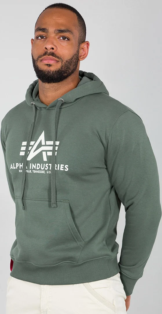 Alpha Industries Basic Hoodie  green