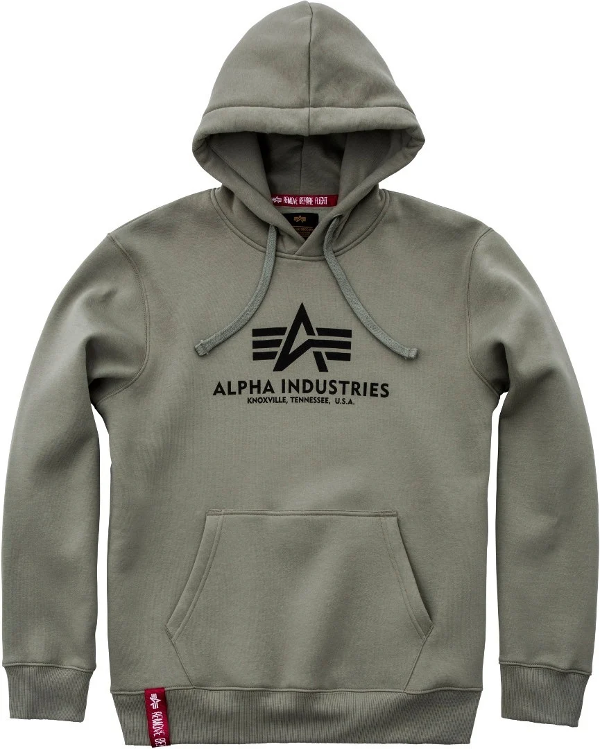 Alpha Industries Basic Hoodie  light green
