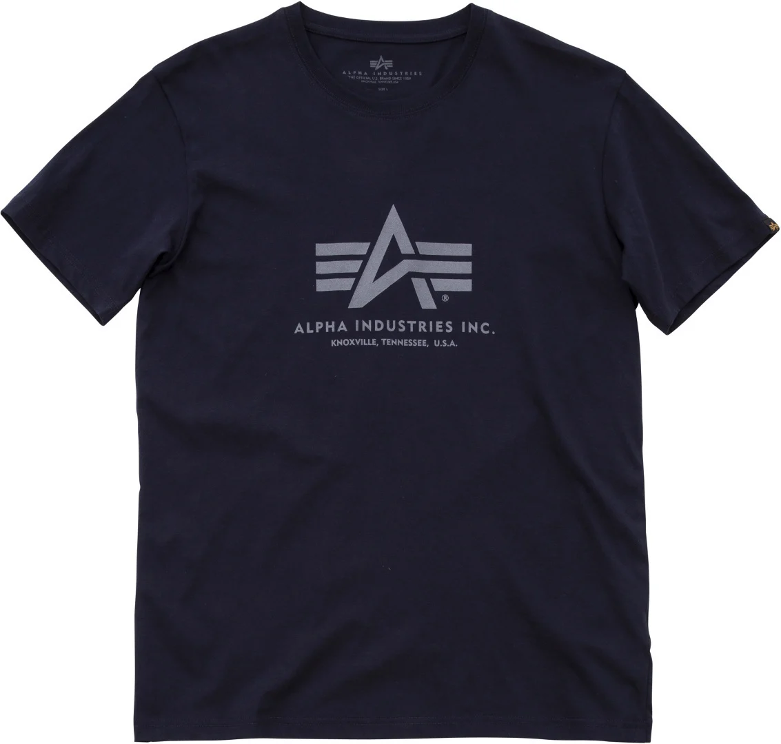Alpha Industries Basic T-Shirt  blue/grey