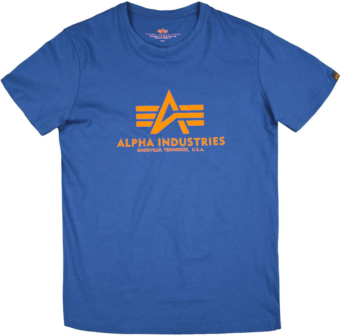 Alpha Industries Basic T-Shirt  blue/orange