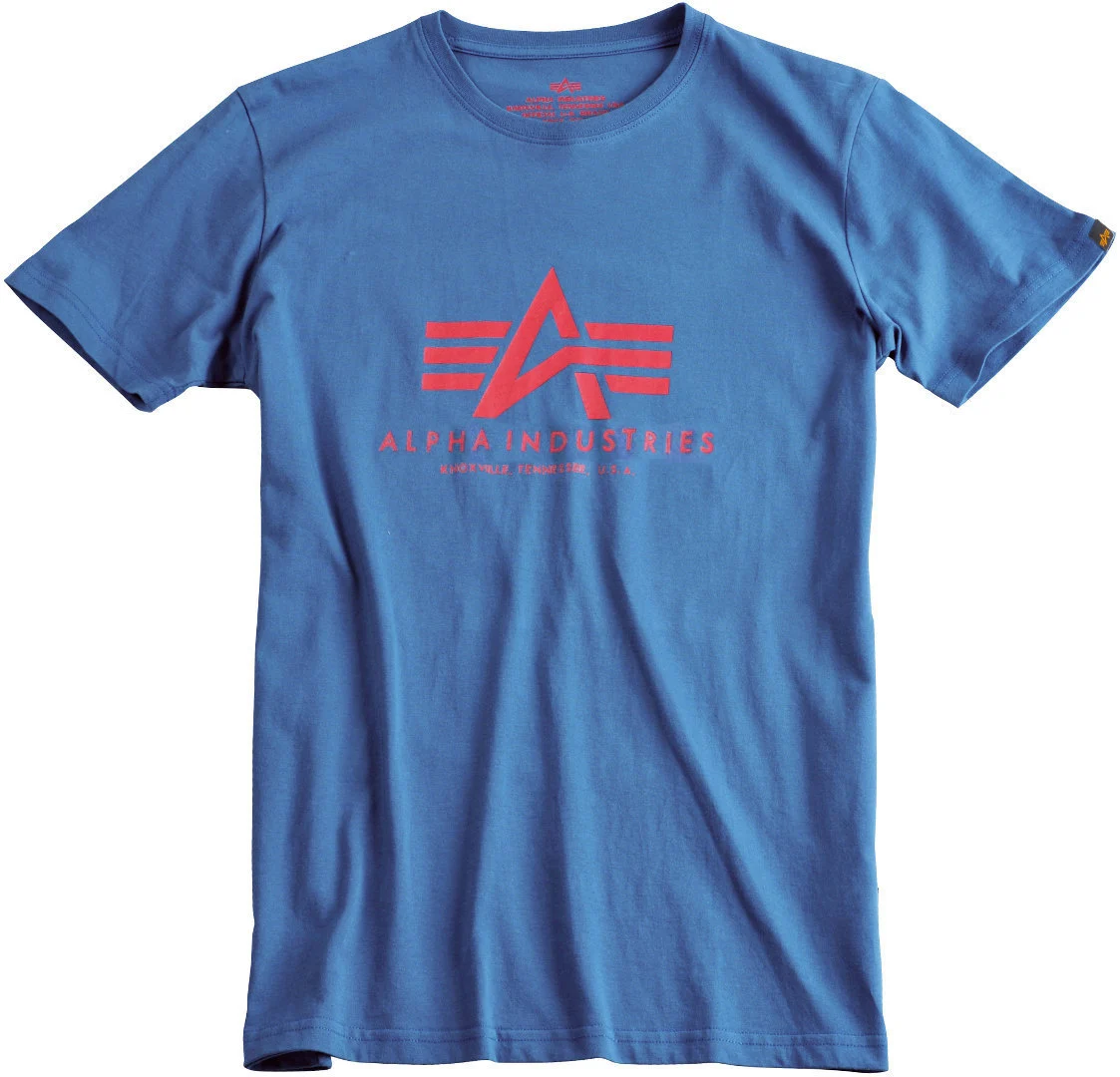 Alpha Industries Basic T-Shirt  blue/red