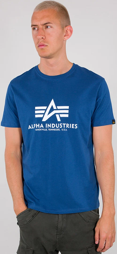 Alpha Industries Basic T-Shirt  blue/white