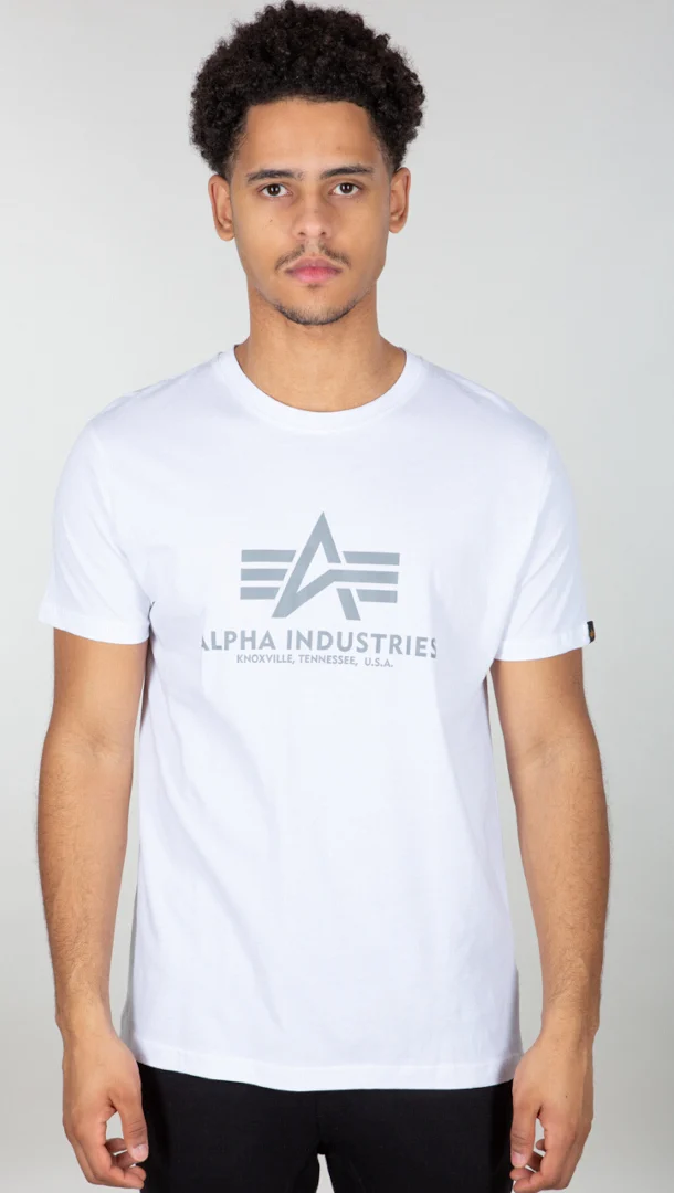 Alpha Industries Basic T-Shirt  Chalk