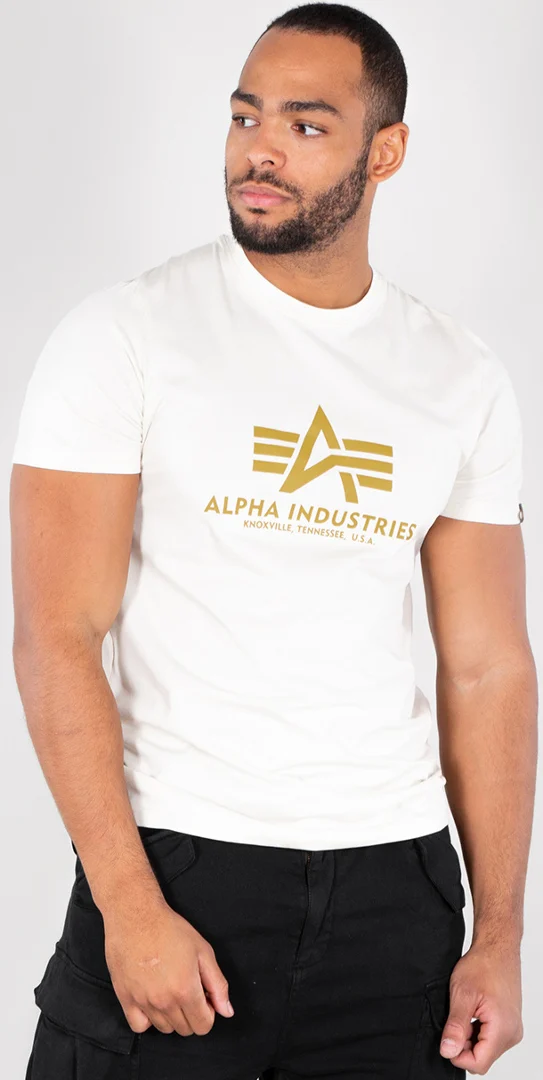 Alpha Industries Basic T-Shirt  Cream