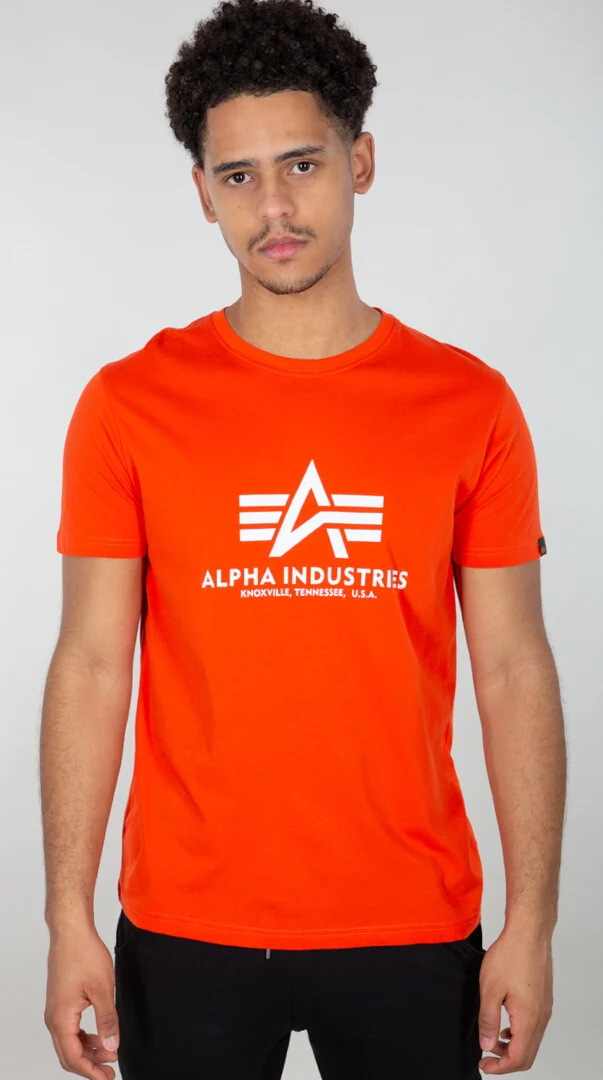 Alpha Industries Basic T-Shirt  dark orange