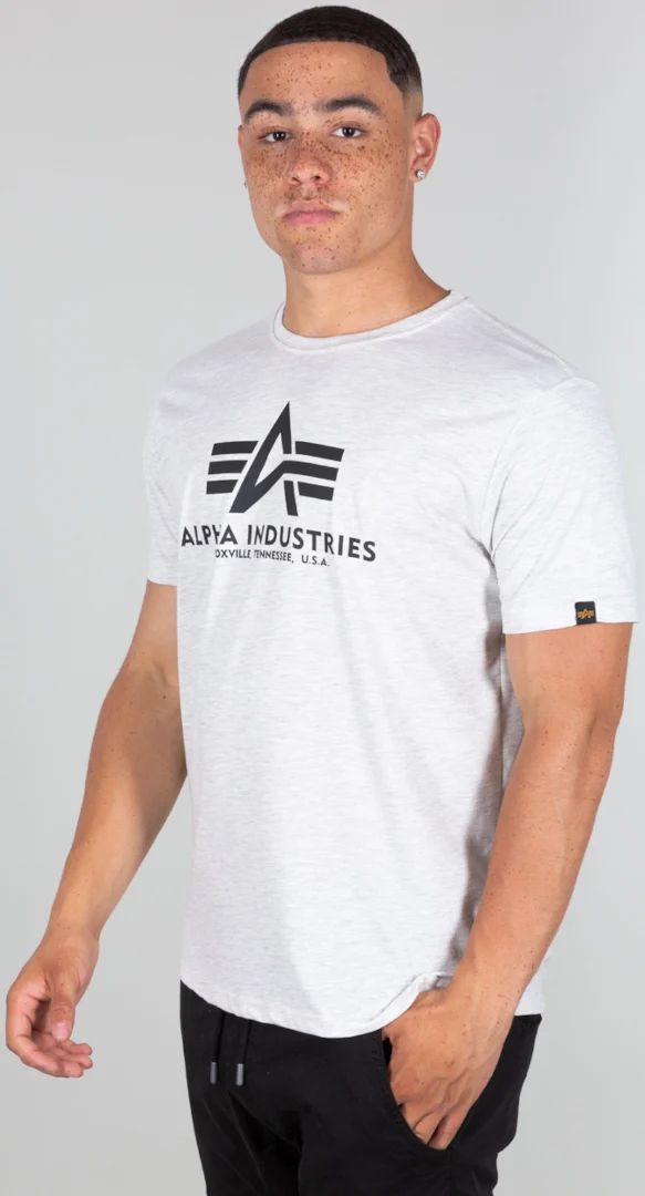 Alpha Industries Basic T-Shirt  white/black