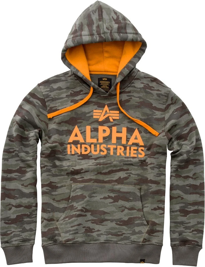 Alpha Industries Foam Print Hoodie  camouflage