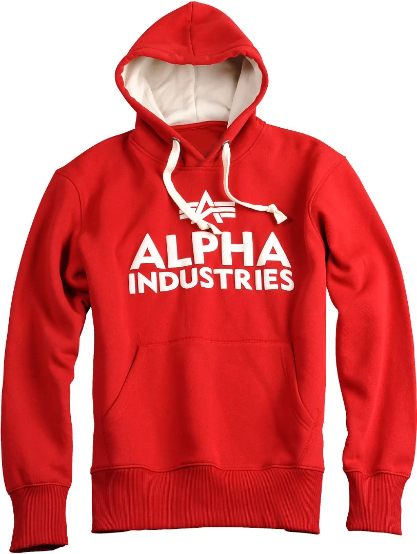 Alpha Industries Foam Print Hoodie  red/white