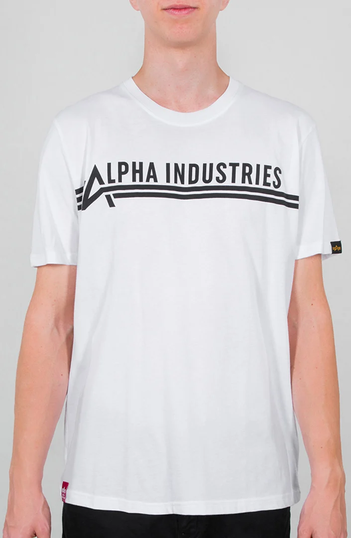 Alpha Industries T-Shirt  white/black