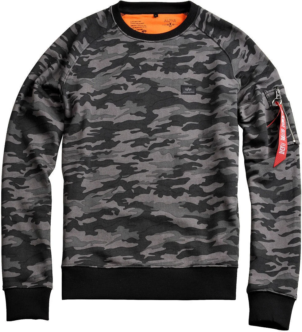 Alpha Industries X-Fit Sweatshirt  black/grey